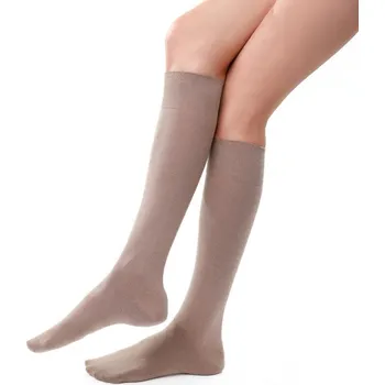 Dámské ponožky Béžové dámské podkolenky Art. 072 AJ163, BEIGE Velikost: 38/40