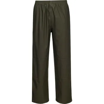 Pánská móda PORTWEST Kalhoty Flexatex Chem kalhoty S650 do pasu, voděodolné POR-S650FNRM M Zelená forest