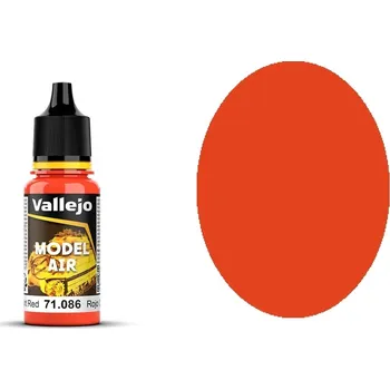 Modelářská barva Vallejo Model Air 71.086 Světle červená 17 ml NOVÉ