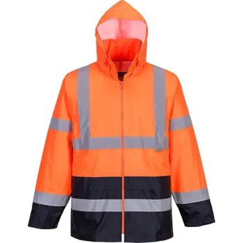 pracovní bunda PORTWEST Bunda Hi-Vis Classic Contrast H443, do deště, reflexní POR-H443ONRXL XL Oranžová/navy
