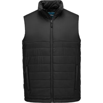 pracovní vesta PORTWEST Vesta S606 Professional Insulated Baffle Gilet POR-S606BKRXXL 2XL Černá