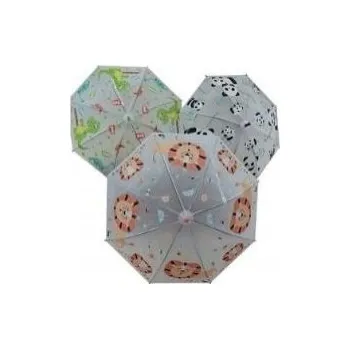 Dětský deštník s píšťalkou Zvířátka Madej, mix barev, 50 cm