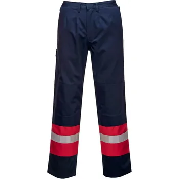 montérky PORTWEST Kalhoty FR56 Bizflame Plus FR56 do pasu POR-FR56NARXXXL 3XL Navy