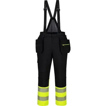 PORTWEST Kalhoty DX437 s laclem, zimní, vysoká viditelnost třídy 1 POR-DX437YBRL L Žlutá/černá
