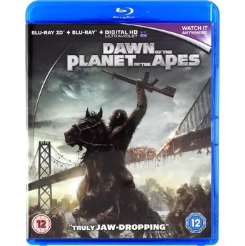 Blu-ray film Dawn of the Planet of the Apes (Ewolucja Planety Małp) Blu-ray disk