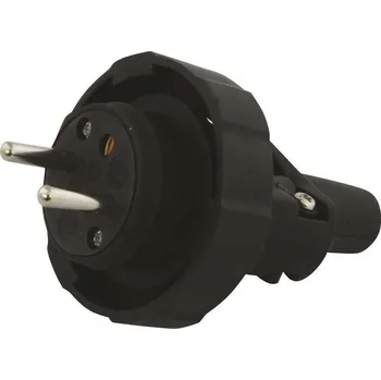 Elektrická zásuvka Hermetická Elektrická Zásuvka Emos černá