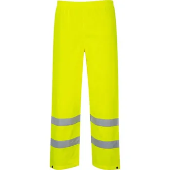 Pánské kalhoty PORTWEST Kalhoty Traffic S480 Hi-Vis do pasu, nepromokavé, reflexní POR-S480YERXXXL 3XL Žlutá