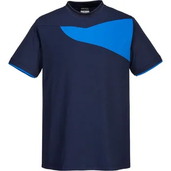 Pracovní oblečení PORTWEST Tričko PW3 Hi-Vis S/S PW211, krátký rukáv POR-PW211NRRS S Navy/modrá královská
