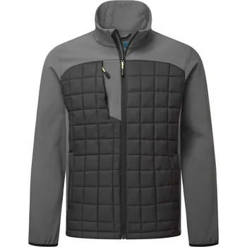 pracovní bunda PORTWEST Bunda PW328 Hybrid Jacket POR-PW328ZORXXXL 3XL Šedá