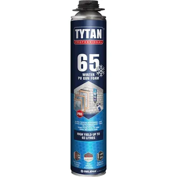 Montážní pěna TP - nízkoexpanzní PU pěna 65 ZIMNÍ, pistolová, 870 ml