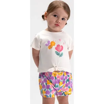 Oblečení a móda Dětská bavlněná souprava Mayoral 1206.4J.Baby.PPY2 fialová 40X, vel. 86