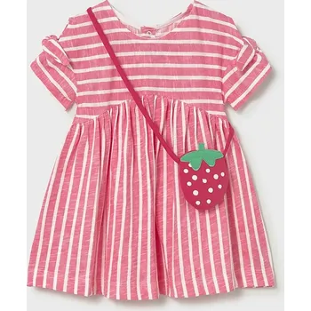 Dívčí šaty Dětské bavlněné šaty Mayoral 1919.4F.Baby.PPY2 růžová 30X, vel. 98