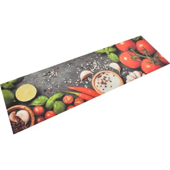 Rohožka Kuchyňský koberec omyvatelný Zelenina 45 x 150 cm samet - 8720845917586