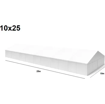 Zahradní stan TENTino Velkokapacitní párty stan 10x25 m Stav: BAZAROVÝ