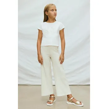 Chlapecké kalhoty Dětské lněné kalhoty Mayoral 6547.8A.Junior.PPY2 béžová 12X, vel. 167