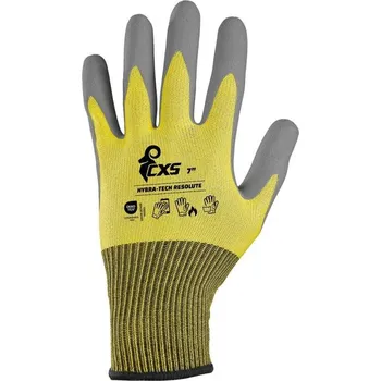 Pracovní rukavice CXS Rukavice HYBRA-TECH RESOLUTE, máčená v latexu s pískovou úpravou, blistr, vel. 07