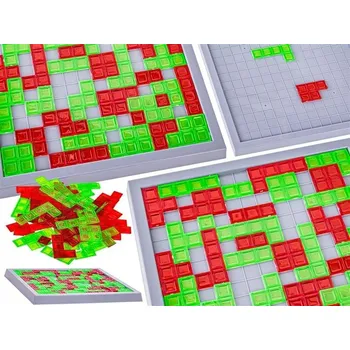 ostatní stavebnice Rodinná Logická Hra Stavebnice Podložka Blokovací Puzzle s Kostkami