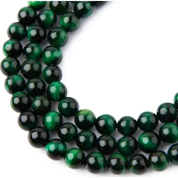 Šperk Korálky z minerálu Zelené tygří oko AA 6 mm