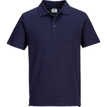 Pánské tričko PORTWEST Polokošile Jersey L210, lehká, krátký rukáv POR-L210NARXL XL Navy
