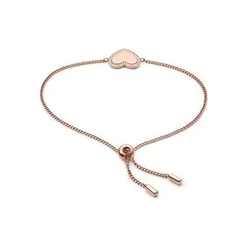 Náramek Fossil Náramek JF03361791 Růžové zlato OS