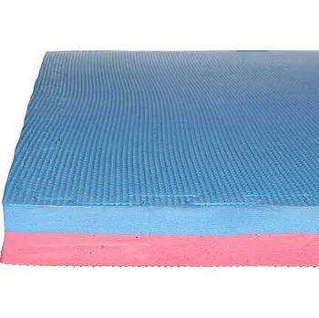 podložka na cvičení Červeno-modré puzzle modulové tatami Champion - 100 x 100 x 4 cm