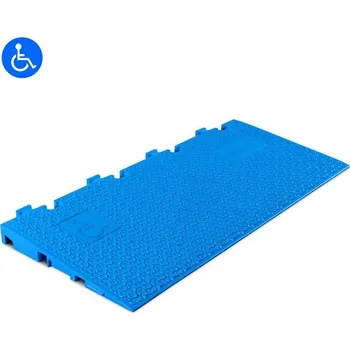 Nakládací rampa pro vozidlo Modrá nájezdová rampa DEFENDER MIDI 5 2D R - 100 x 43 x 5,4 cm
