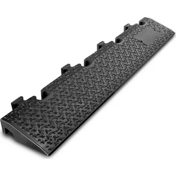 Nakládací rampa pro vozidlo Černá plastová nájezdová rampa DEFENDER MIDI 5 2D RS - 100 x 17,2 x 5,3 cm