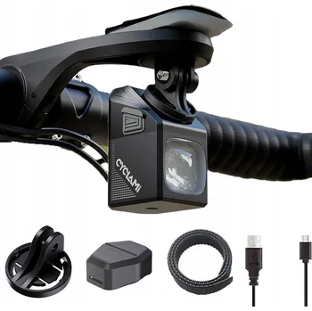 Cyklosvítilna PŘEDNÍ LED SVĚTLO NA KOLO 8000MAH 5000 LUMENŮ 4 REŽIMY