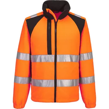 pracovní bunda PORTWEST Bunda CD807 WX2 Eco Hi-Vis fleece, reflexní POR-CD807OBRXXL 2XL Oranžová/černá