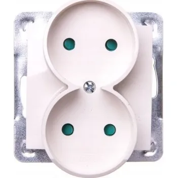 Elektrická zásuvka Ospel béžová nástěnná Elektrická Zásuvka