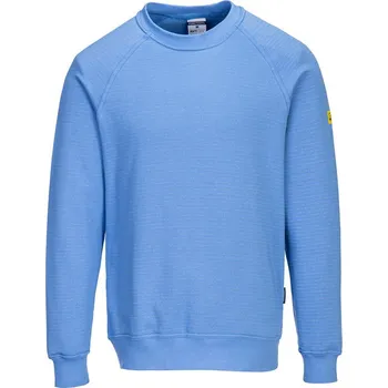 pracovní mikina PORTWEST Mikina ESD AS24, antistatická POR-AS24HBRXS XS Modrá hamilton