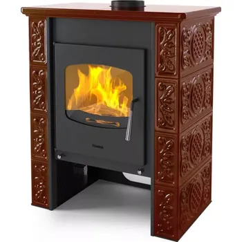 Krbová kamna Kachlová kamna FLAMINGO ® BALI, kachle hnědá