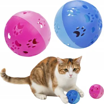 Hračka pro kočku Sada hraček pro kočky INTERAKTIVNÍ míčky se zvonečkem 2 kusy 2x