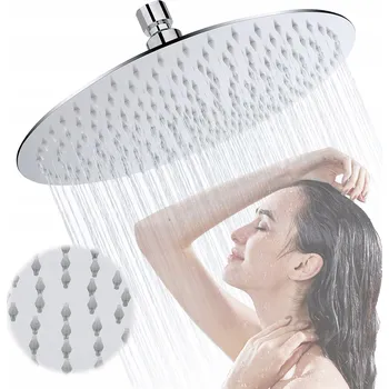 Sprchová hlavice SPRCHOVÁ HLAVICE DEŠŤOVÁ VELKÁ 30cm ČTVERCOVÁ STŘÍBRNÁ OCEL