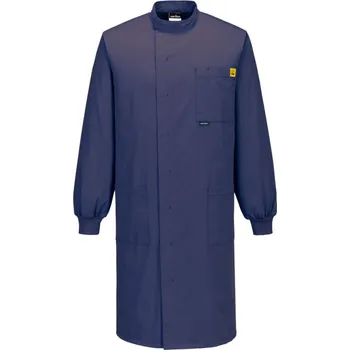 montérky PORTWEST Plášť AS15 Anti-Static ESD Howie Coat POR-AS15NVRM M Navy