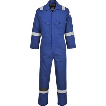montérky PORTWEST Kombinéza Flame Resistant Light Weight Anti-Static FR28, 280g POR-FR28RBRXXL 2XL Modrá královská