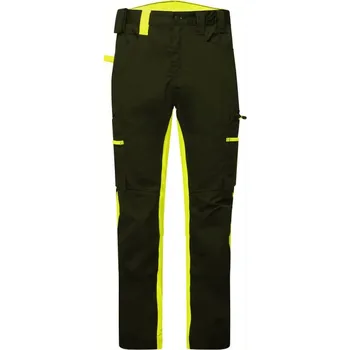 montérky PORTWEST Kalhoty WX2 Stretch pracovní CD881, do pasu POR-CD881BKY32 32 Černá/žlutá