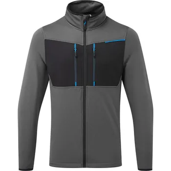 pracovní mikina PORTWEST Mikina WX3 Tech Fleece T756 na zip POR-T756MGRXXL 2XL Šedá metal