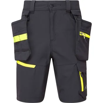 montérky PORTWEST Šortky EV444, odnímatelné kapsy POR-EV444BKR40 Černá 40
