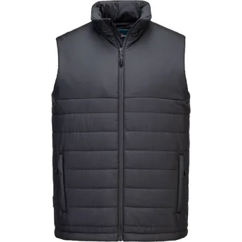 pracovní vesta PORTWEST Vesta S606 Professional Insulated Baffle Gilet POR-S606MGRL L Šedá metal