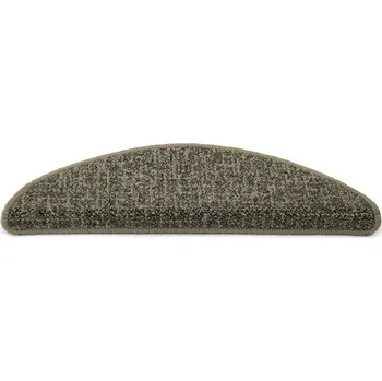 Nášlap na schod Flomat Béžový kobercový půlkruhový nášlap na schody Imola - 17 x 56 cm