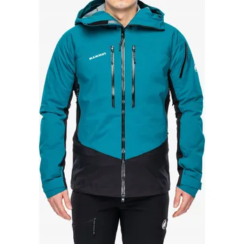 Bunda s membránou Mammut Taiss Pro HS Hooded Jacket - deep teal/black L