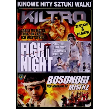 DVD - Kiltro + Fight Night + Bosonogi mistrz DVD disk