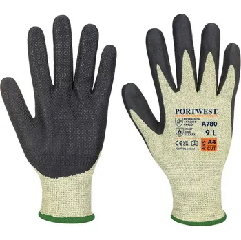 Pracovní rukavice PORTWEST Rukavice Arc Grip A780, proti pořezu POR-A780E8RXXL 2XL Zelená/černá