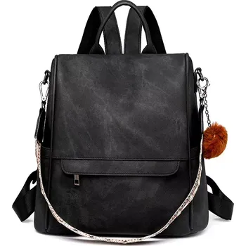 Městský batoh Crossbody batůžek s popruhem Dafné Černý 17L