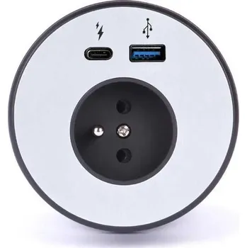 Kancelářský vozík HOBIS zásuvkový panel pevný do průchodky PGCZ 024 + doprava zdarma