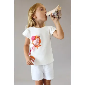 Dětské kraťasy Mayoral 234.6K.Mini.PPY2 bílá 00X, vel. 104