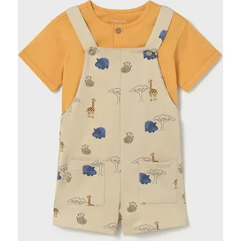 Dětská bavlněná souprava Mayoral 1664.3F.Baby.PPY2 žlutá 18X, vel. 74