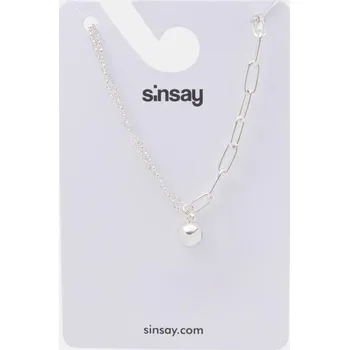 Náhrdelník Sinsay - Náhrdelník s&nbsp;přívěskem - sříbrná - 723IA-SLV - 723IA-SLV-ONE