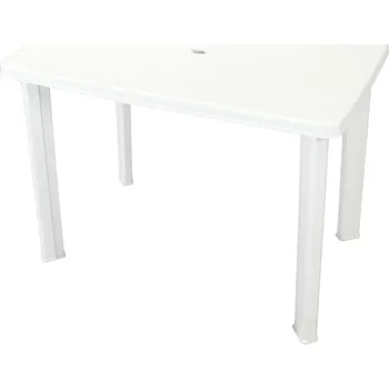 Zahradní stůl Zahradní stůl bílý 101 x 68 x 72 cm plast - 8718475570622